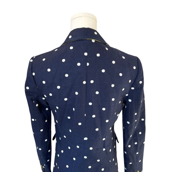 Boden - Polka Dot Detailed Blazer Sz 2 - Picture 5 of 9